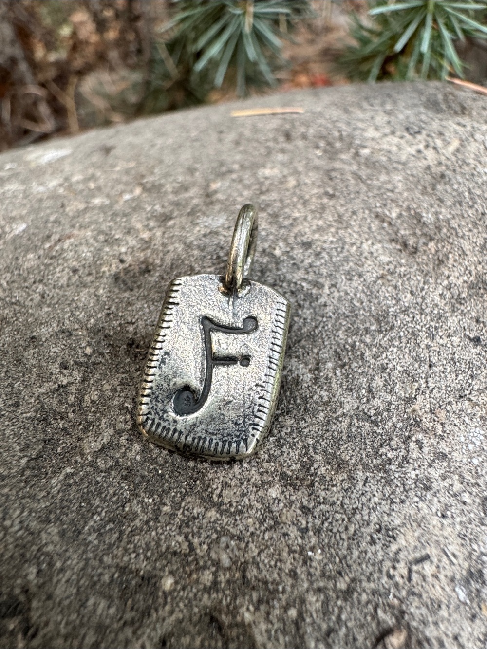 Sundance Jes Maharry “F' Initial Charm Pendant